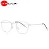 Gros-UVLAIK Classique Optique Anti-bleu Hommes Femmes Lunettes Texture Alliage Encadré Haute-définition Lentille Unisexe Filtre Bleu Lunettes