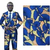 Costume national africain personnalisé polyester batik imprimé tissu motif géométrique mode tissu polyester tissu en gros 6 yard/lot