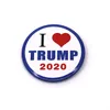 vendas Hot Metal emblema Trump 2020 Botão esmalte pinos América campanha do presidente republicano político broches Brasão Jóias