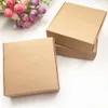 Boîtes-cadeaux en papier kraft Belle boîte d'emballage de boîte kraft Petite taille 100Pcs314g