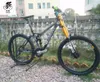 Kalosse Hydraulic brakes 27 speed alloy frame Full suspension frame DH/downhill bike 26*17 inch mountain bicycle