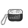 Accessoires de casque d'étui de protection complet en Fiber de carbone Anti-coup pour Apple Airpods Pro 1ère 2ème génération 3 avec crochet