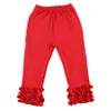 New Baby Girls Leggings Kids Cotton Ruffle Matita Pantaloni Moda Bambini Pantaloni skinny Abbigliamento