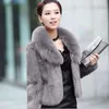 New 2019 Autumn Winter Imitation Fur Coat Women Jackets Short Slim Temperament Faux Fur Jacket Elegant Fashion Coat Women