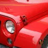 Red Aluminium Ally Hood zatrzaski Hood Catch Zestaw zatrzasny dla Jeep Wrangler JK 2007-2017 Akcesoria zewnętrzne 308c