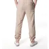 Male Cotton Linen Joggers Black Men's Pants Lace Up Spring Mens Trousers Summer Streetwear Clothes Loose PANTS1