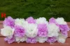 Ny simulering Dahlia Rose Road Arch Silk Flowers DIY Wedding Decoration Props Blommor Bröllop Konstgjorda Blommor