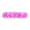 Noworodek Dziewczynki Maluch Elastyczne Cute Solid Color Flower Opaski Moda Headcloth Niemowląt Headwears Dekoracja Włosów