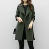 FEITONG donna cappotti e giacche invernali da donna Giacca autunno inverno da donna Capispalla casual Parka Cardigan Cappotto sottile soprabito