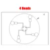 خمر قلادة الأنوار متعددة قضيب الحديد المطاوع الحديثة مصباح السقف e27 لمبة غرفة المعيشة lamparas للمنزل الإضاءة
