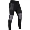 Pantaloni sportivi casual invernali da uomo che corrono Fitness Zipper Joggers Pantaloni da allenamento Esercizio Palestra Pantaloni lunghi Abbigliamento attivo da esterno