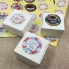 100 pcs amor doce auto adesivo etiquetas etiquetas vintage kraft artesanal etiquetas selo de papel obrigado custom custom extra