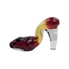 Elevate Your Smoking Experience with the Sleek and Stylish Red High Heel Glass Hand Pipe, Crafted with High-Quality Materials