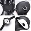 Masques de cyclisme Tampon filtrant 5 couches Masque facial Tampons filtrants avec filtres de masque à charbon actif Respiration Bouche Moufles Insert Filtres GGA3532-4