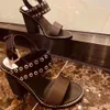 2022 sandales pour femmes concepteur gladiateur Rivet chaussures noir marron blanc mode italienne sexy talons hauts extrêmes