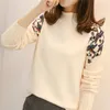Fashion-Fashion Women Sweaters and Pullovers Sueter Mujer Ruffled Sleeve Turtleneck Solid loose Sexy Elastic Women Tops