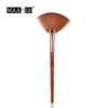 Ny 1pcs Makeup Brush Face Pulverborste för Makeup Slim Fan Shape Pulver Blusher Girl Finishing Highlighter