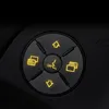 Tillbehör klistermärke för Mercedes Benz GLC A B C E -klass GLA CLS GLE GLS GLK GL ML Bil Steering Button Decoration Cover2018055
