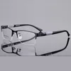 Großhandel-Rand-Legierung Front Felge Flexible Kunststoff TR-90 Tempel Beine Optische Brillen Rahmen für Männer und Frauen Eyewear