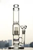 큰 안경 Bong Hookahs Smoke Glass Water Pipes Dab Rigs Matrix Perc 14mm 유리 뱅거 두꺼운 유리 물 봉