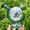 5.7 cali Globe Glass Glass Bong Bubbler Glass Water Pipe DAB Platforma Oil z 14.4mm Szklana Miska Dym Akcesoria Darmowa Wysyłka