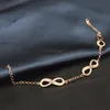 Women's Infinity Pendant Bracelet Custom Name Letter Bracelets Handmade 925 Sterling Silver Jewelry With Kids Names Mom Pulseras MX191018