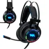 Deep Bass 7.1 Gaming Headset Lysande hörlurar med mikrofon för PC-dator för Xbox One Professional Gamer Surround Sound RGB Light
