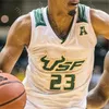 Anpassad South Florida USF Basketball Jersey NCAA College Atkins Corey Walker Jr.