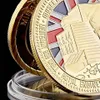 5st Royal Engineers Sword Beach 1oz Gold Plated Military Craft Commemorative Challenge Coins Souvenir Collectibles Gift9864555