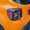 ABS Tail Lamp Cover Silver Tail Light Guards Skyddskåpa för Jeep Renegade 2016-2018 Bil Exteriör Tillbehör (Louver)