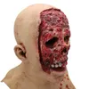 New Create Scary Halloween Zombie Masks Horror Blood Demon Ghost Hedging Vampire Mask Realistic Masquerade Halloween Mask Ghost Scary Masks