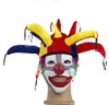 Halloween cosplay clown hat festival Costume party props kids adult Halloween headgear funny clown cap stipe Carnival hats