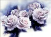 Beautiful white rose wallpaper for walls 3 d for living room vintage background wall