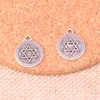 67pcs Charms Star of David Shield of David 15 -миллиметровый антикварный приготовление подвеска, винтажное тибетское серебро, украшения ручной работы ручной работы