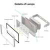 outside using cooler door 150W 200W 300W 400W 500W 600W IP65 Garden plaza square flood LED street parking lights shop lighitng