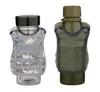 7 Cor Mini Tactical Molle Vest exterior Wine Vest Garrafa de Cerveja Tampa Vest bebidas frias 30pcs CCA11708-A Copos Adjustable Handle