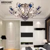 Modern Beautiful Design Ceiling Light Crystal Lustres Lampa för vardagsrum Bedroom Crystal ljuskrona ljus hem belysning fixtur