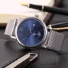 Reloj de lujo de alta calidad para hombre, reloj de negocios, relojes mecánicos automáticos para hombre, reloj de pulsera con banda de acero, esfera negra 046