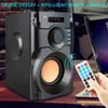 A100 Big Power Bluetooth Luidspreker Draadloze Stereo Subwoofer Zware Bass Speakers Muziekspeler Ondersteuning LCD-scherm FM-radio TF