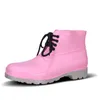 Top 2019 Homens botas de chuva Low Seguro Trabalho mineiro Shoes No-Brand Design Aço Toe Cap Preto Amarelo Rosa Roxo Vermelho Verde Escuro 38-44