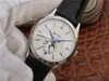 DIAR MONTRE DE LUXE WHITE ، وظيفة المرحلة القمرية تلقائي الحركة الميكانيكية الساعات الساق