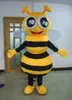 Halloween gros yeux abeille mascotte Costume haute qualité dessin animé bourdon Anime thème personnage noël carnaval fête Costumes