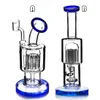 Recycleur Toro Bong Pipe à eau en verre Dab Rig Diffuse Perc Accessoires pour fumer Tuyaux de plate-forme pétrolière avec Banger Hookahs Bubbler