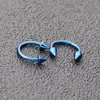 Steel Circular Barbell Nostril Nose Ring Piercing Ball Horseshoe Rings Horseshoe Earring Cartilage Earring Sexy Body Jewelry