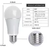 Inteligentna żarówka, Crestech Smart Bulba kompatybilna z DOT Alexa Echo, zimna i ciepła biała LED WiFi Smart Bulbs RGB Dimmable w magazynie