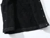 ベルベット黒ベスト韓国デニムベストノースリーブジャケットメンズ秋冬暖かいベストウエストコートスリムフィットコートビッグサイズ5xl