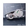 Hoofd partij luxe ringen voor vrouwen punk stijl bruiloft verloving kubieke zirkonia rose goud zilver goud kleur ring hiphop sieraden meisje