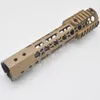 10 '' cal M-LOK Rail Handguard Rail Picatinny Free Float Mount System z / bez 3 szt. Rail MlOK Section_Black / Red / Tan Kolory