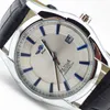 Watch Watch Winner Calendrier Automatic Mécanique Men Men Women039 Fashion Cuir Gift Watch for Men252i6423950