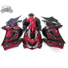 Free Custom Injection fairings set for Kawasaki Ninja 250R ZX250R ZX 250 2008-2014 EX250 08-14 red flames road racing fairing bodywork AB8